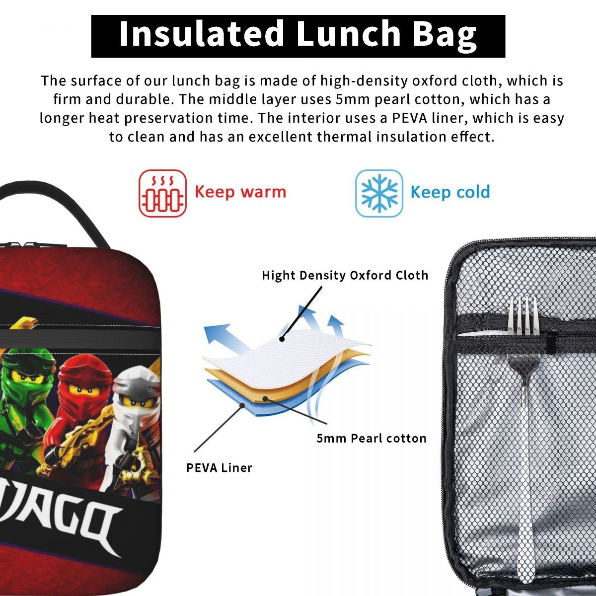 Custom Phantoms N-Ninjagos Ins - огляд і ціна Tote Bag Sublimation